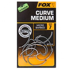 Fox Edges Curve Shank Medium Hooks 10pk - ALL VARIETIES